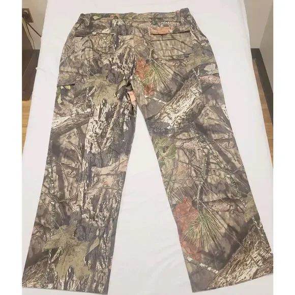 Field & Stream Camo Pants Mens XL Mossy Oak Cargo Twill Utility Camping Hunting - Picture 12 of 13